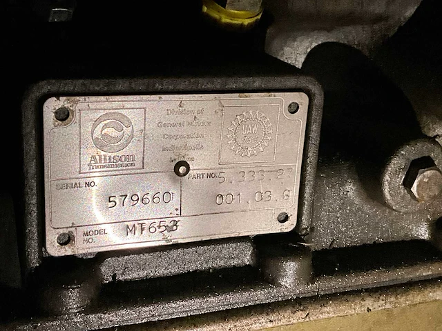 Allison versnellingsbak mt635 8x - afbeelding 20 van  31