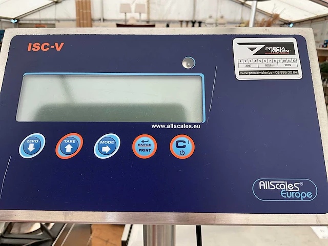 Allscales europe isc-v rvs weegschaal - afbeelding 2 van  3