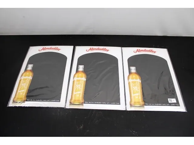 Almdudler reclame blik (x3) - afbeelding 1 van  2