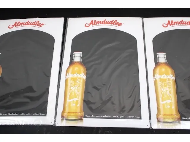 Almdudler reclame blik (x3) - afbeelding 2 van  2