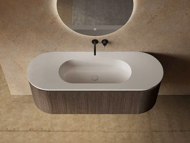 Alpha design - badkamermeubel - walnoot - afbeelding 2 van  5