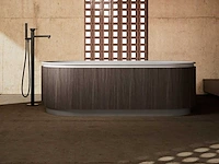 Alpha design - heupbad - massief oppervlak walnoot - afbeelding 1 van  5