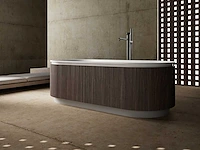 Alpha design - heupbad - massief oppervlak walnoot - afbeelding 3 van  5
