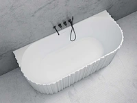Alpha design - heupbad - solid surface 3d planken - afbeelding 3 van  3