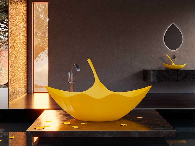 Alpha design - heupbad - solid surface leaf - afbeelding 2 van  3