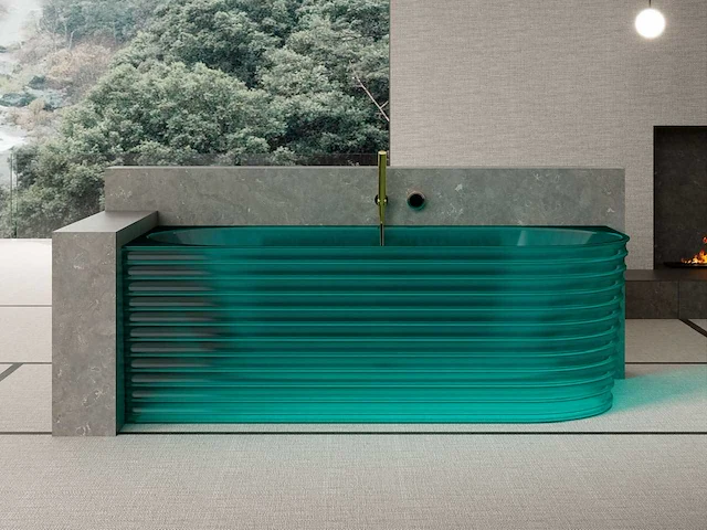 Alpha design - heupbad - transparant blauw - afbeelding 1 van  3