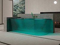 Alpha design - heupbad - transparant blauw - afbeelding 3 van  3