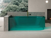 Alpha design - heupbad - transparant blauw - afbeelding 1 van  3