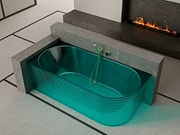Alpha design - heupbad - transparant blauw - afbeelding 2 van  3