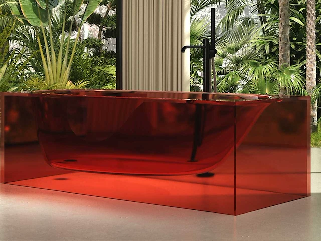 Alpha design - heupbad - transparant rood - afbeelding 1 van  5