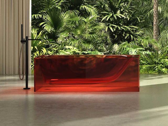 Alpha design - heupbad - transparant rood - afbeelding 2 van  5