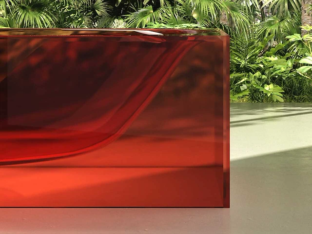 Alpha design - heupbad - transparant rood - afbeelding 3 van  5