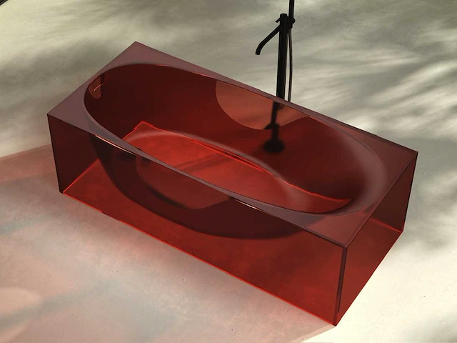 Alpha design - heupbad - transparant rood - afbeelding 4 van  5