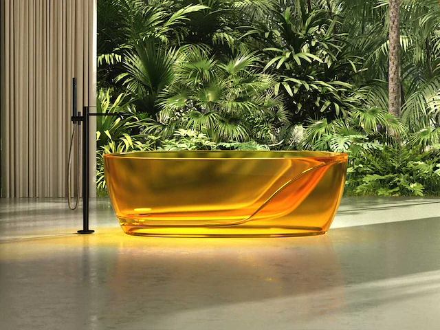 Alpha design - heupbad transparant geel - afbeelding 1 van  5