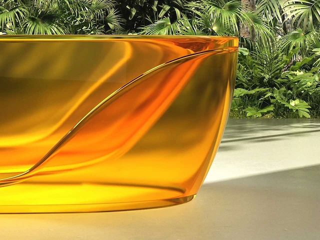 Alpha design - heupbad transparant geel - afbeelding 4 van  5