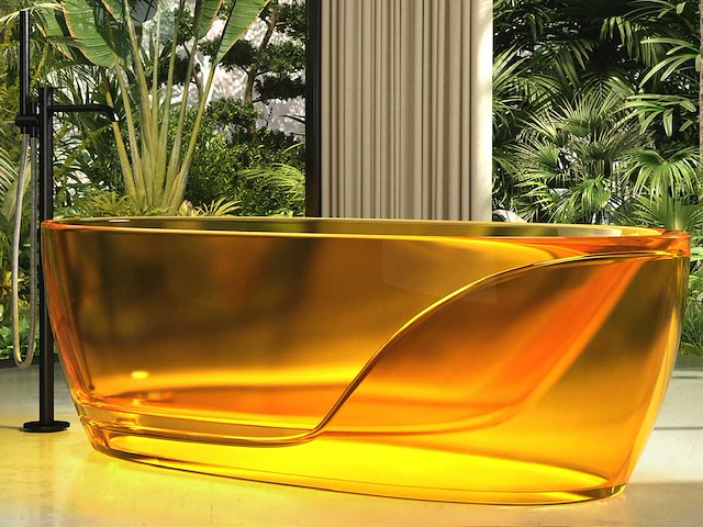 Alpha design - heupbad transparant geel - afbeelding 5 van  5