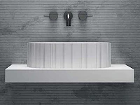 Alpha design - wastafel (2x) - 3d planken - afbeelding 1 van  3