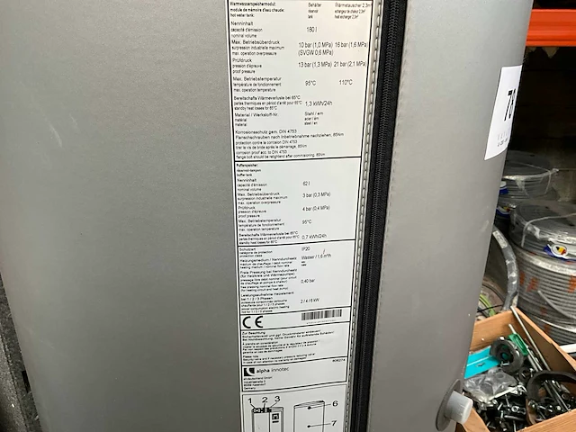 Alpha innotec hydrauliktower dual htd warmtepompboiler - afbeelding 5 van  8