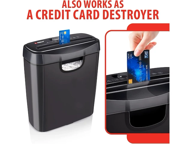 Alpina papierversnipperaar/creditcard-vernietiger - afbeelding 3 van  6