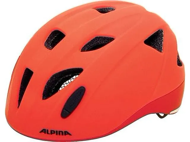 Alpina ximo l.e fietshelm 47-51cm wit met bolletjes - afbeelding 1 van  1