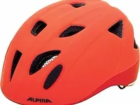 Alpina ximo l.e fietshelm 47-51cm wit met bolletjes - afbeelding 1 van  1