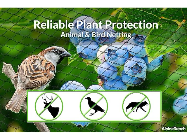 Alpinereach tuinnet, 4,5 m x 15 m - afbeelding 3 van  4
