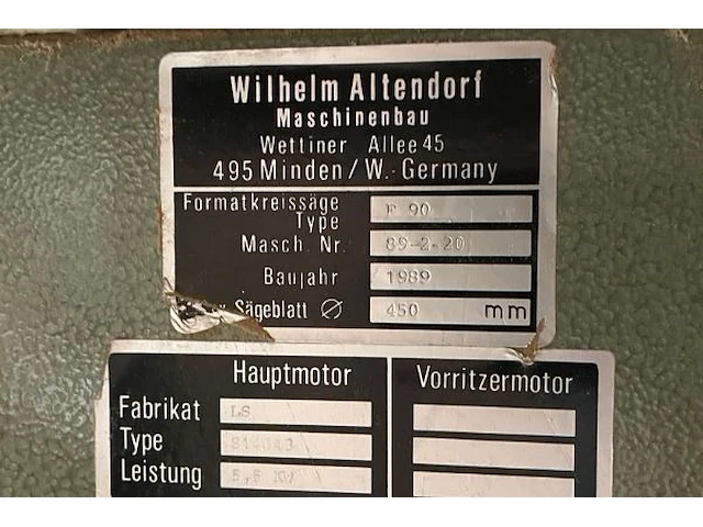 Altendorf paneelzaag - afbeelding 4 van  21