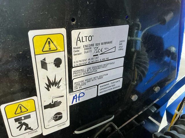 Alto encore s class straatveegmachine - afbeelding 7 van  17