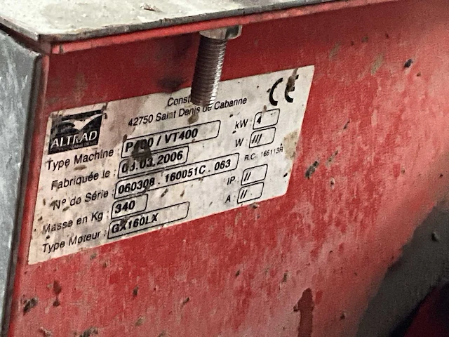 Altrad betonmolen benzine 400l - afbeelding 4 van  12
