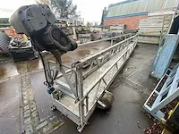 Altrex 9 meter modulaire aluminium hangbrug - afbeelding 10 van  10