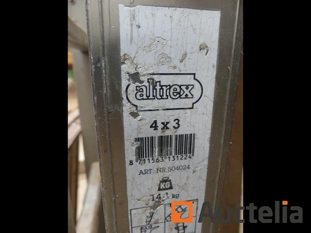 Altrex modulaire ladder met 4x3 sporten - afbeelding 1 van  5