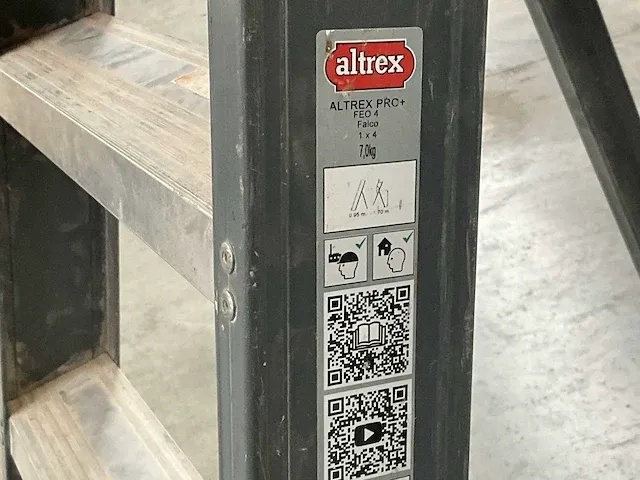 Altrex pro feo 4 vouwladder - afbeelding 3 van  3