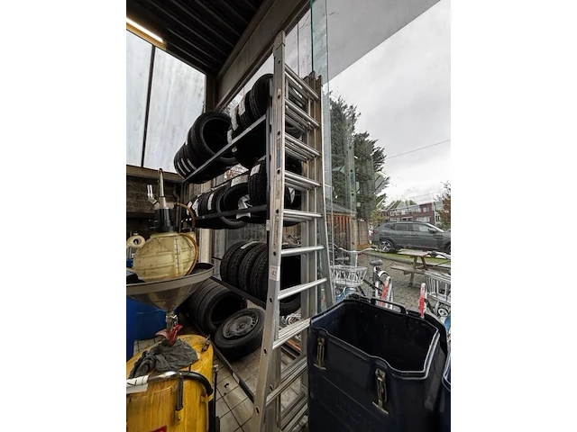 Alu 3delig schuifladeer vv. 3x10 sporten - afbeelding 1 van  4