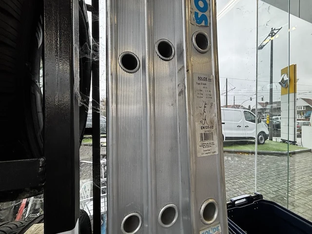 Alu 3delig schuifladeer vv. 3x10 sporten - afbeelding 4 van  4