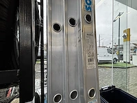 Alu 3delig schuifladeer vv. 3x10 sporten - afbeelding 4 van  4