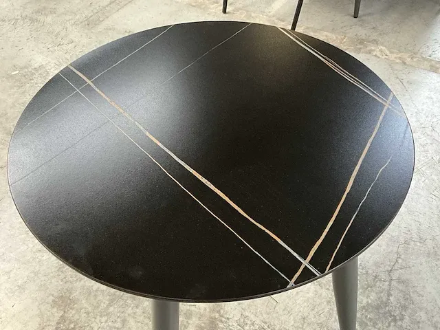 Alu bijzettafel liv•out marble, dia plm 80cm - afbeelding 2 van  2