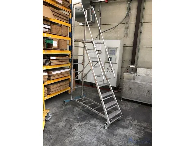 Alu bordesladder - afbeelding 2 van  2