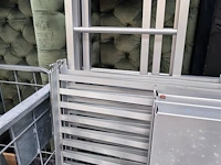 Alu frigostellingen in div. breedte en lengtes, best. uit 13 div. staanders en 29 div. leggers, volledig moduleerbaar - afbeelding 5 van  8
