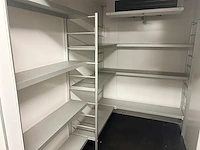 Alu frigostellingen in div. breedte en lengtes, best. uit 13 div. staanders en 29 div. leggers, volledig moduleerbaar - afbeelding 6 van  8