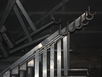 Alu gevelstelling 26 stuks, metalen kruiwagen, 2 metalen schragen, transportkar, partij dakgoten en profielen vmzinc, , 5 isolatieplaten, net (23,24,25) - afbeelding 10 van  13