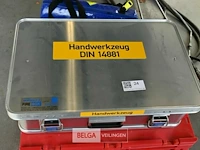 Alu koffer met gereedschap - afbeelding 1 van  2