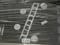 Alu ladder 8 tredes - afbeelding 1 van  4