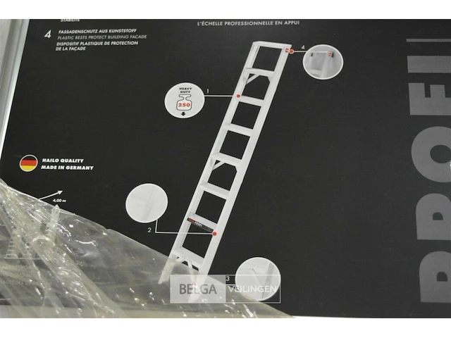 Alu ladder 8 tredes - afbeelding 2 van  3