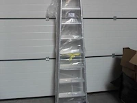 Alu ladder 8x2 sporten tubesca - afbeelding 1 van  3