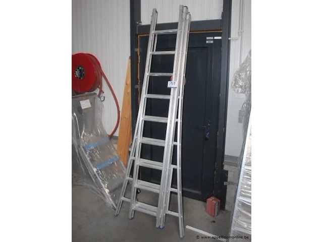 Alu ladder solide 3x9 sporten - afbeelding 1 van  1