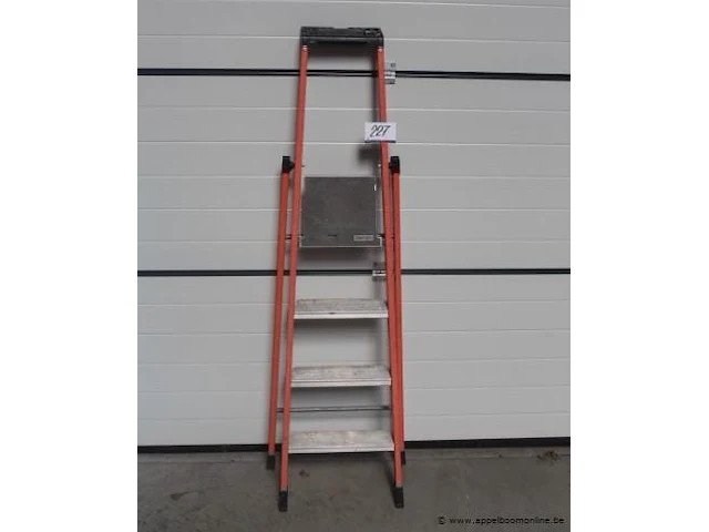 Alu ladder vv 2x14 sporten solide - afbeelding 1 van  3