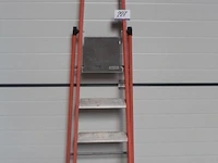 Alu ladder vv 2x14 sporten solide - afbeelding 1 van  3