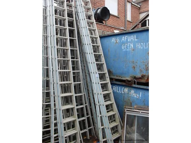 Alu ladder vv 3x16 sporten - afbeelding 1 van  1