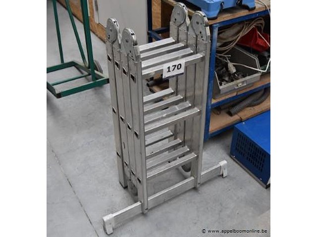 Alu plooiladder - afbeelding 1 van  1