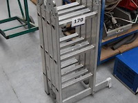 Alu plooiladder - afbeelding 1 van  1